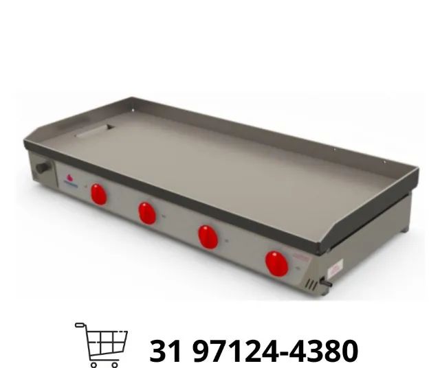 Chapa de Lanches 4 Queimadores 1,20M Progas