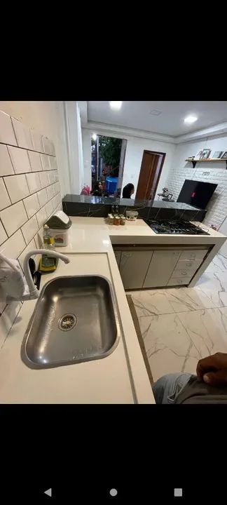 Pias, bancadas, nichos, lavatórios esculpidos no porcelanato  - Foto 4