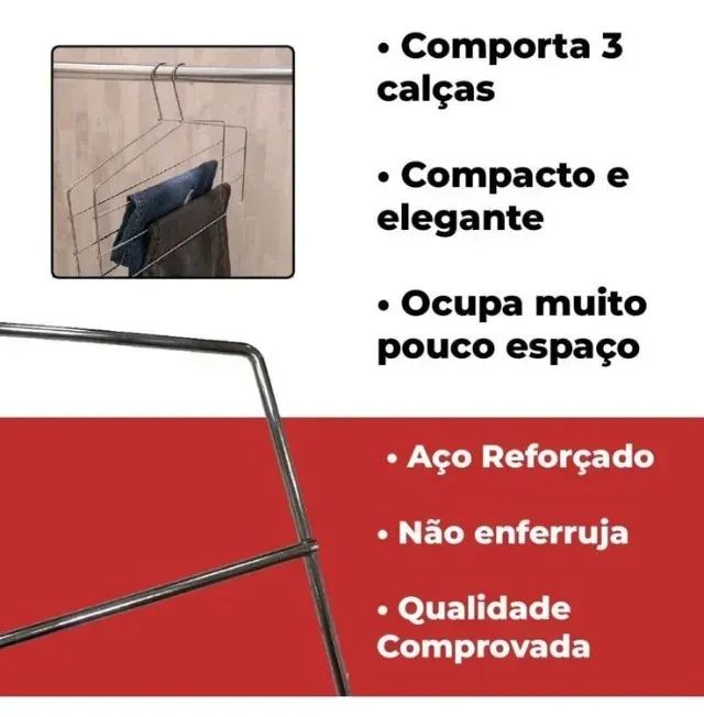 Cabides para calça (preço referente a 1 unidade) - Foto 4