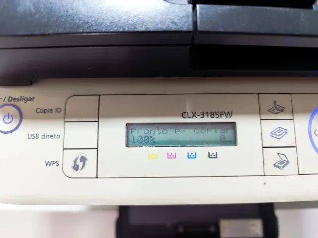 Impressora multifuncional laser colorida Samsung CLX-3185FW - Foto 4