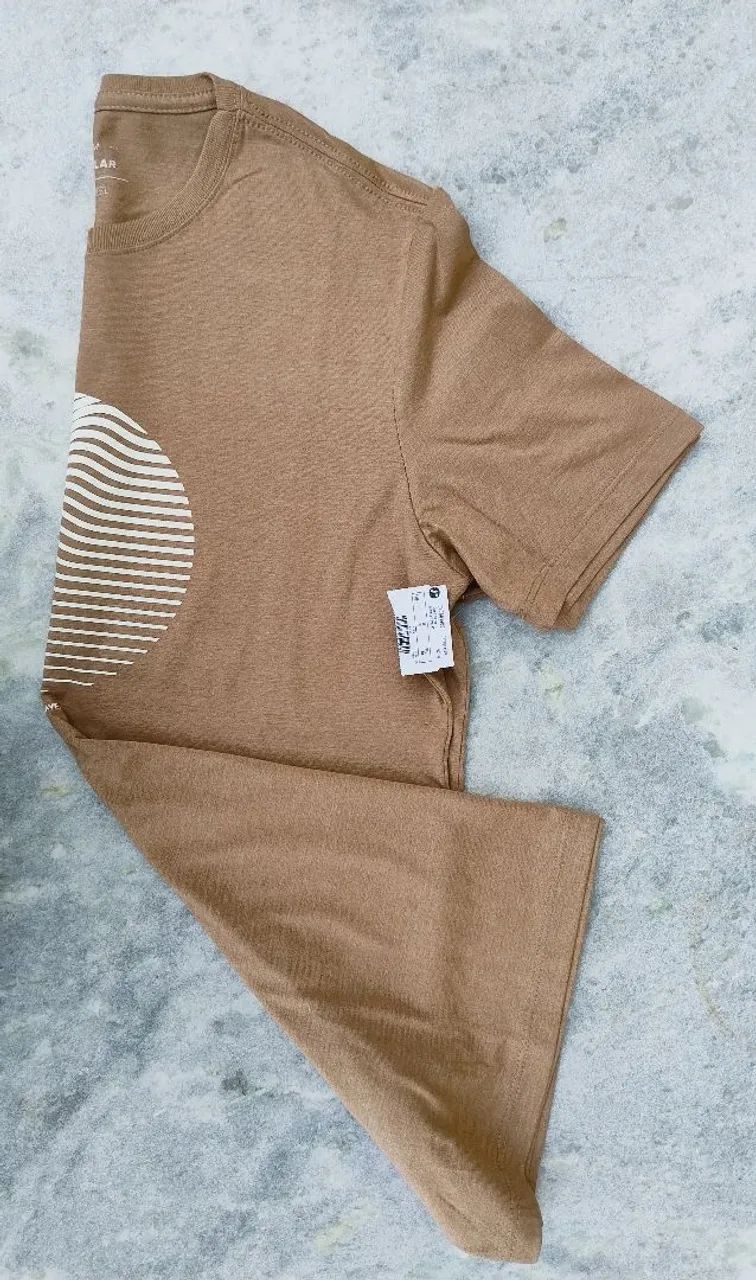 Camiseta Bluesteel M Com Estampa Frontal Onda  - Foto 3