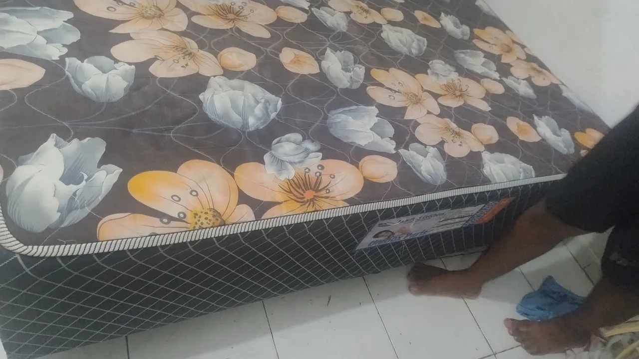 Colchão Floral Confortável