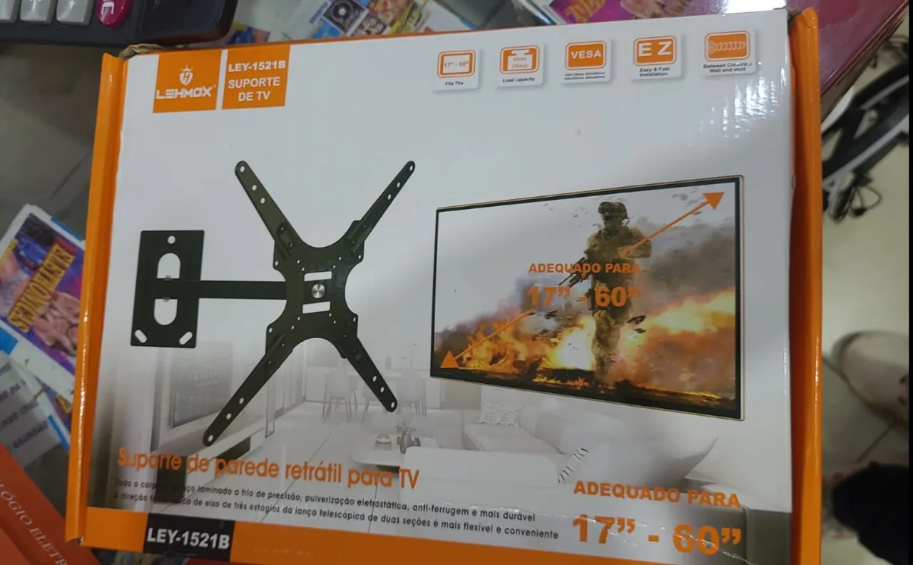 SUPORTE PARA TV DE 17" A 60" ARTICULADO