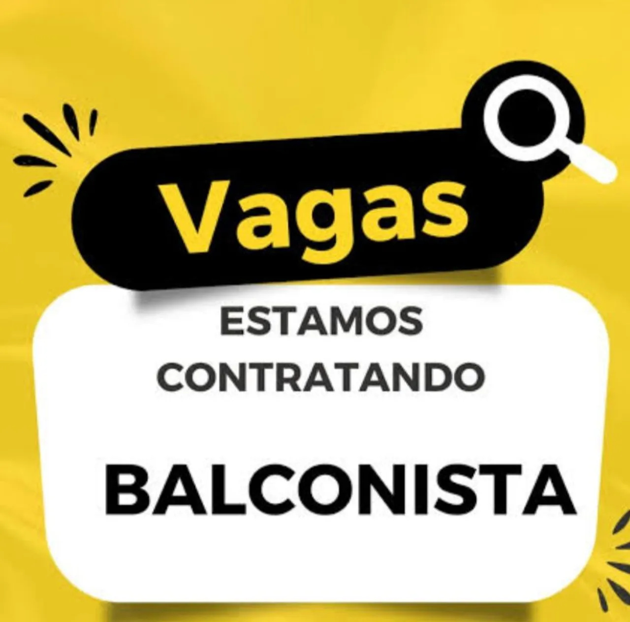 Contrata se Balconista