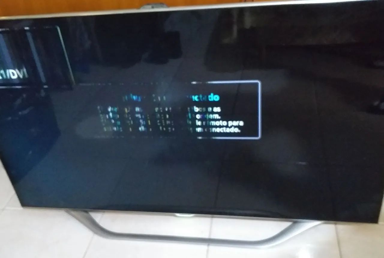Televisão Samsung Smart UN55ES8000G 55 Polegadas Defeito Linhas Verticais na Tela Peças - Foto 3