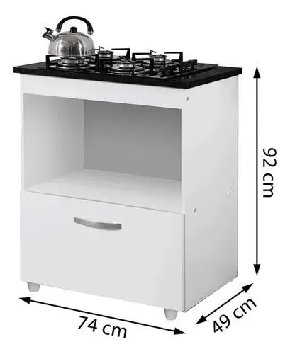 Balcão compacto para Cooktop 4 ou 5 bocas peça nova pronta entrega  - Foto 4