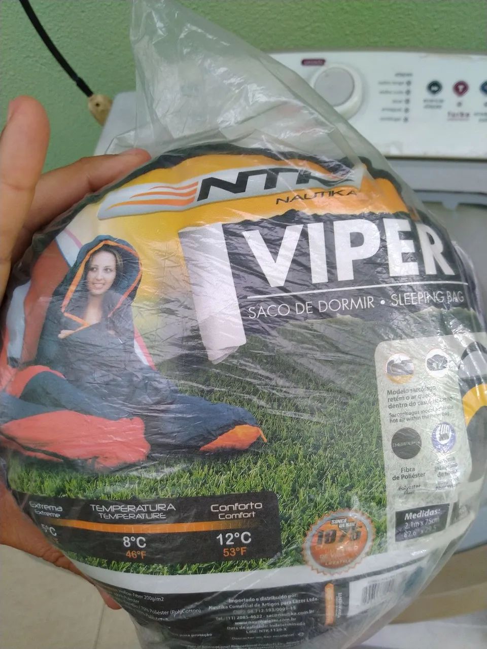 Saco de Dormir Modelo Sarcófago para Acampamento - Foto 2