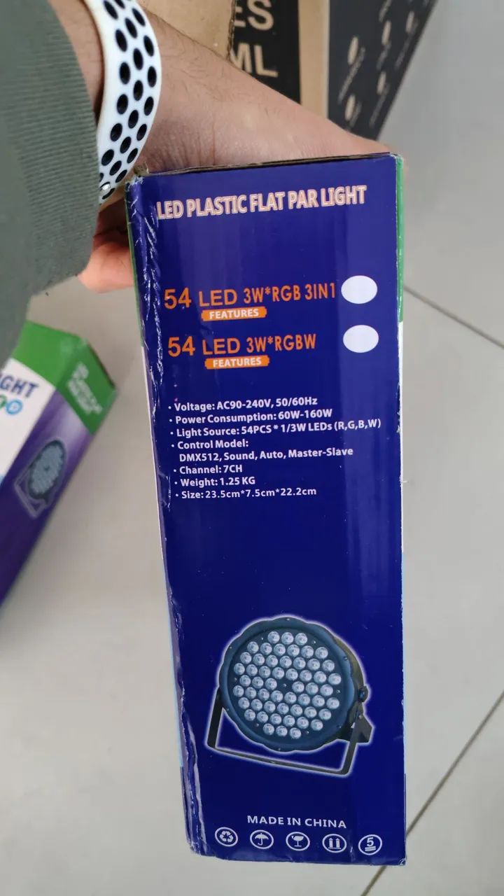 Iluminação LED para Palco - 54 LEDs RGBW - Foto 2