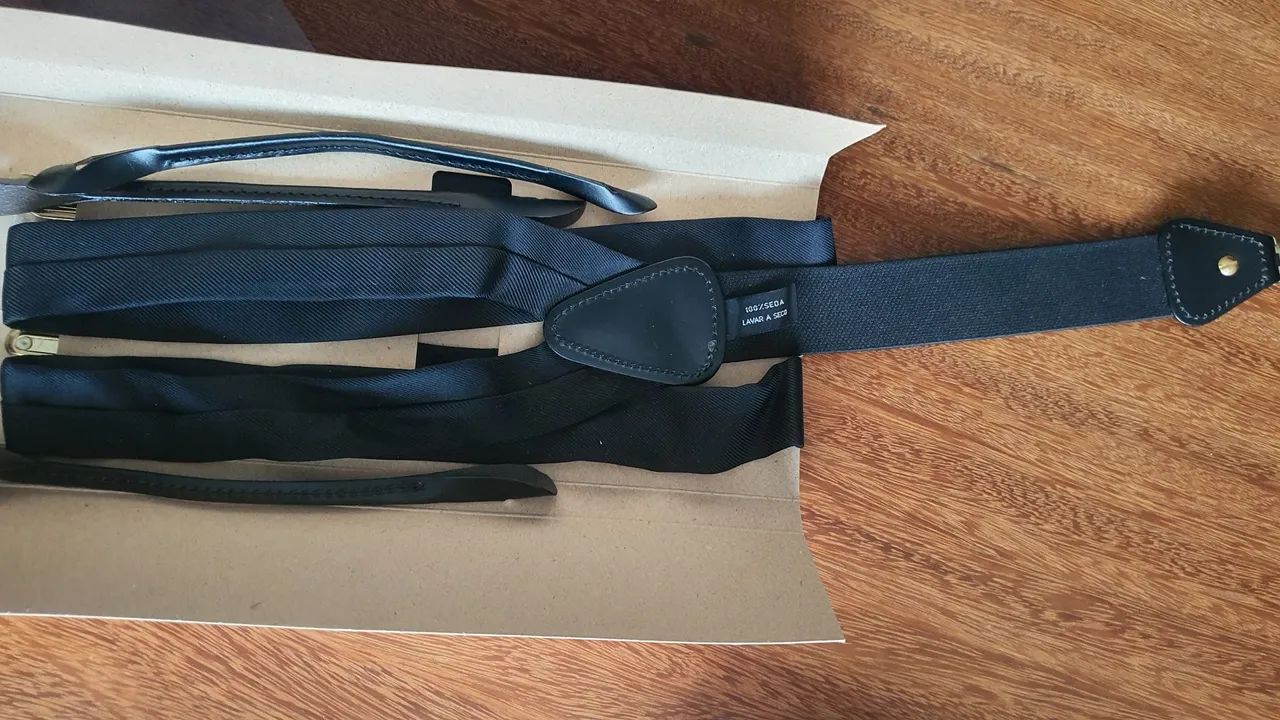 Suspensórios Masculinos Pretos