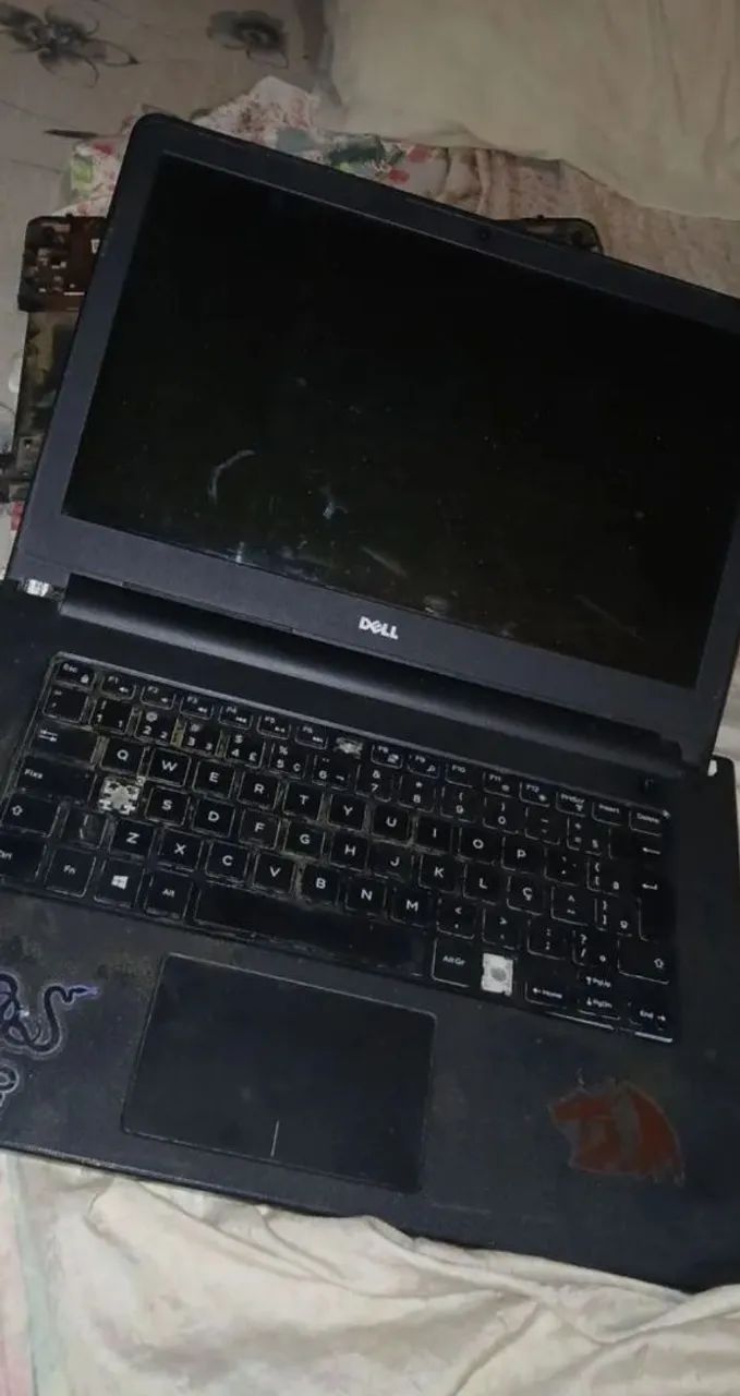 Notebook i3 5005u Dell 8gb ram c/defeito
