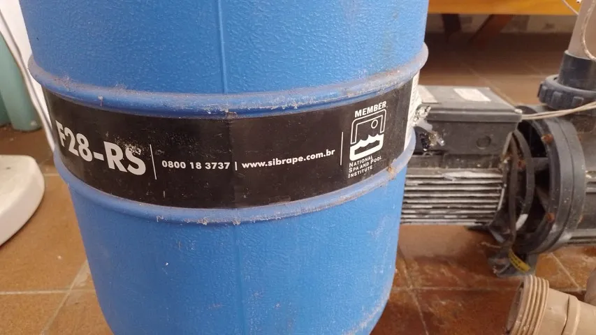 Bomba de pscina com filtro e registro