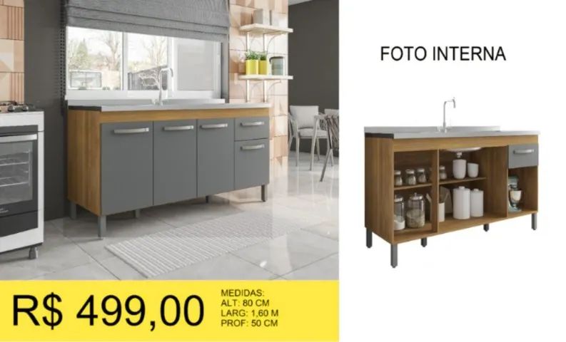 GABINETE PARA PIA DE 1,60M