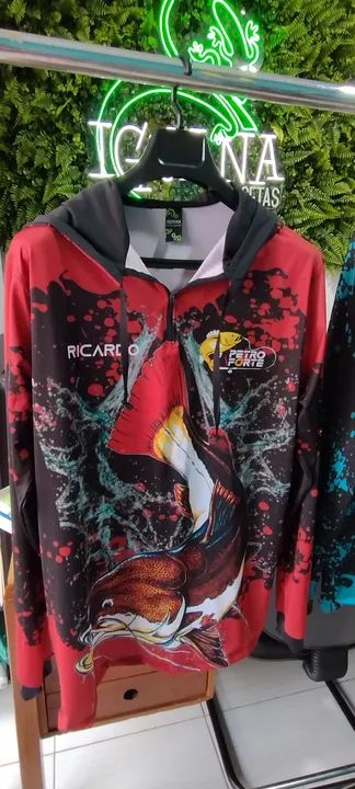 CAMISETAS ESPORTIVAS COM PROTEÇÃO UV50+ - Foto 2