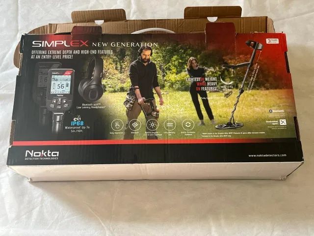 Detector de Metais Nokta Simplex Ultra - Ótima oportunidade, SEMI-NOVO