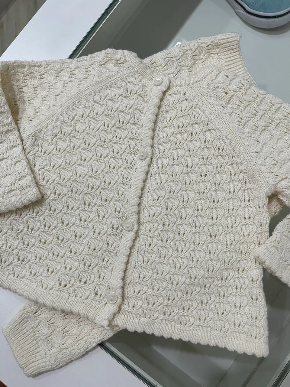 Conjunto de Tricô Zara 1-3 meses - Foto 5
