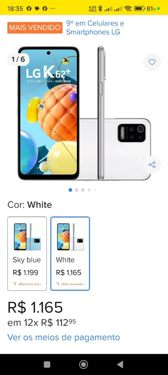 Vendo comprei outro semi novo