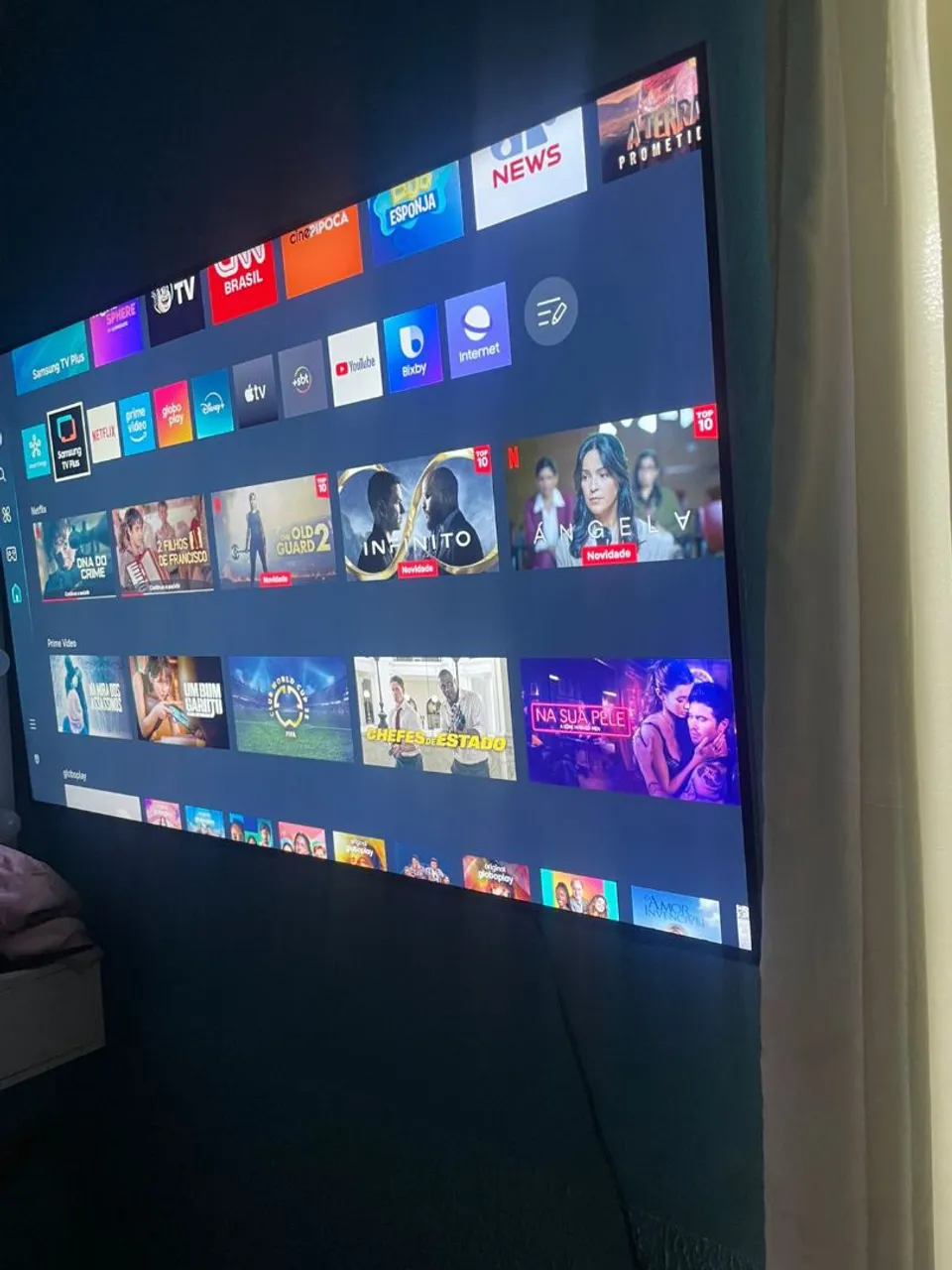 Samsung 65 srmat 4k 2 mês nota fiscal 
