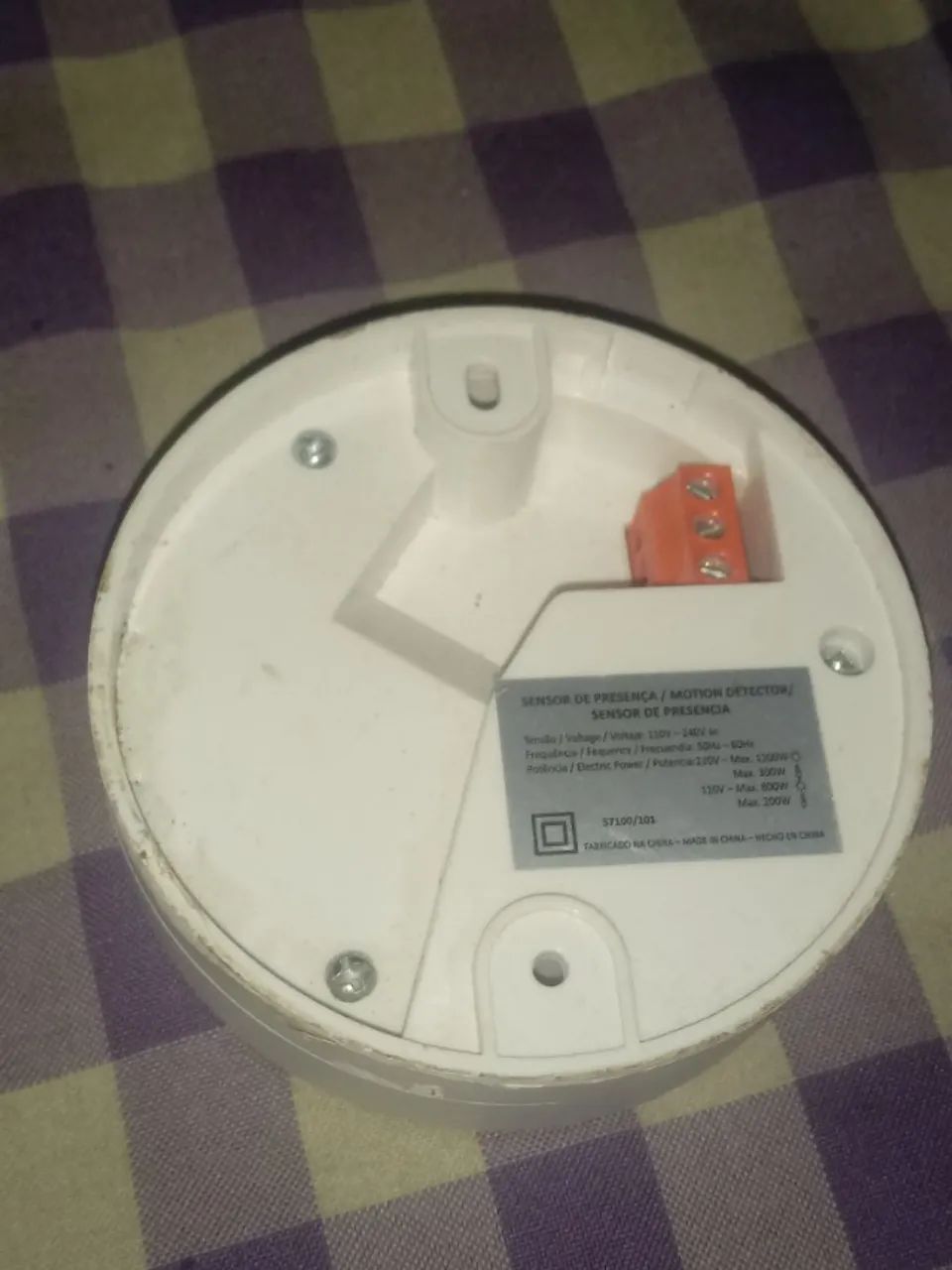 Sensor de Presença 360° de Sobrepor em Teto Tramontina Bivolt com Fotocélula Branco - Foto 4