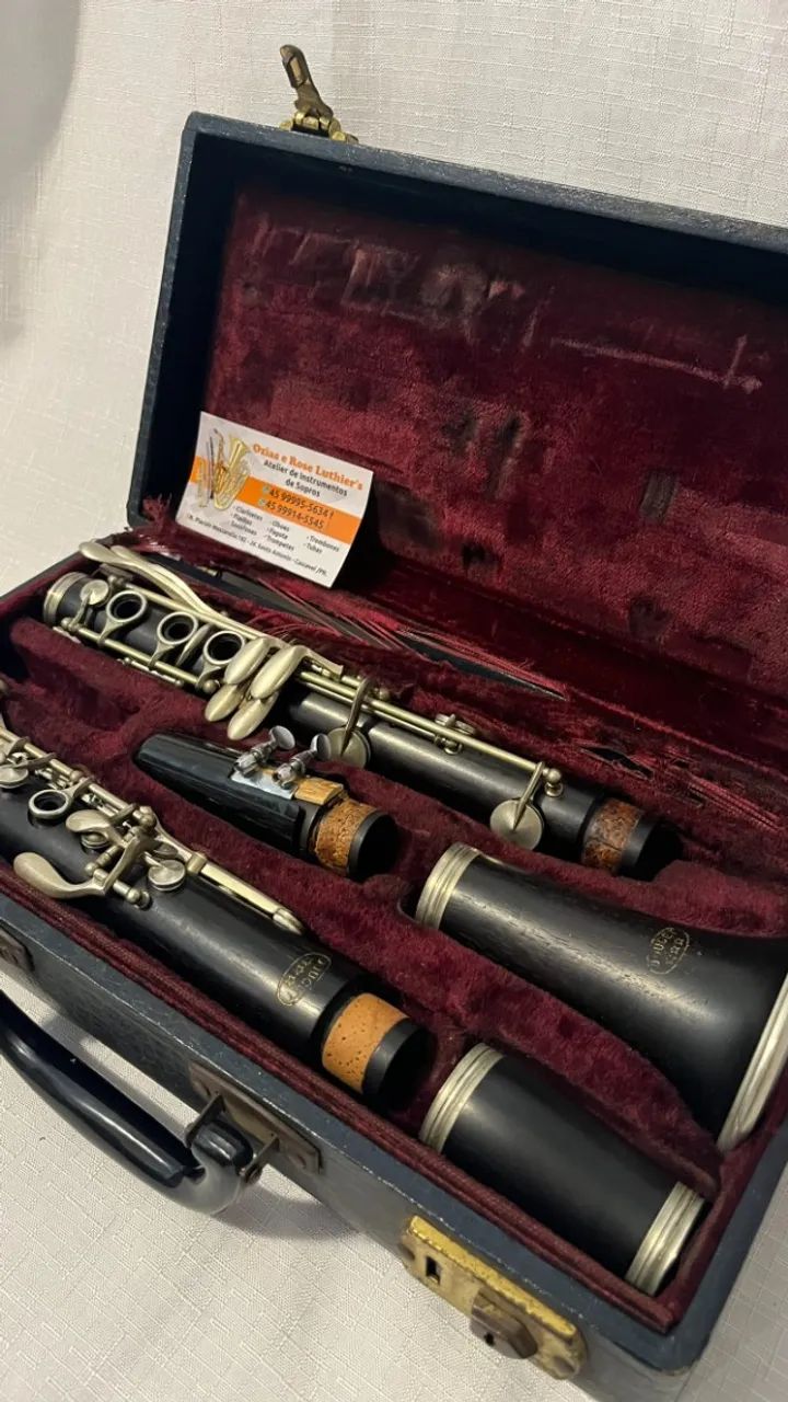 Clarinete em Madeira 