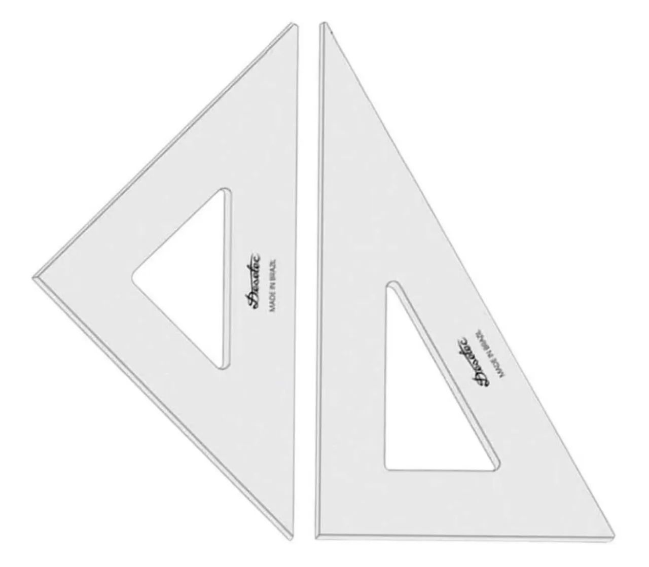 Par De Esquadros Desetec Trident S/escala (2537 E 2637)