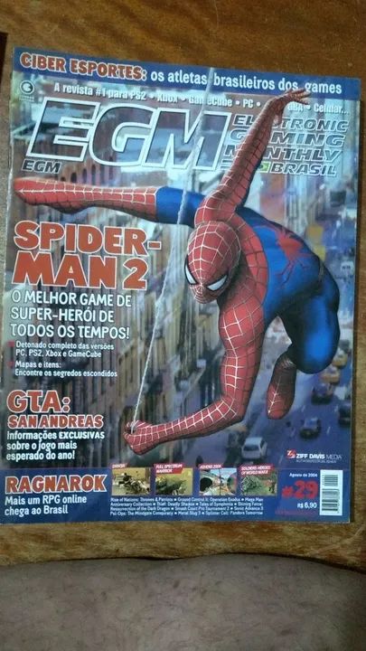 Coleção de Revistas EGM Brasil - 13 Edições + Brindes