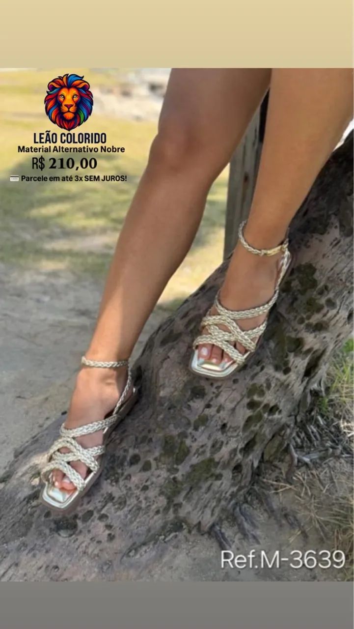 Sandália rasteira variadas calçados feminino  - Foto 2