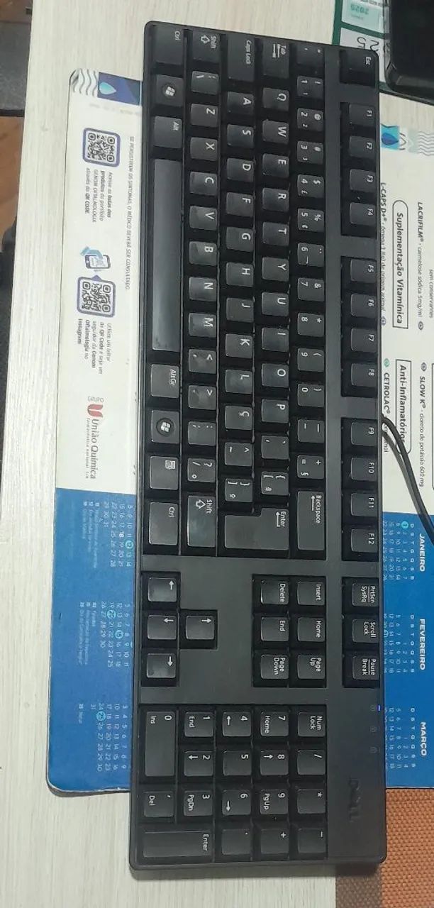 Teclado Dell USB Preto - Funcionando perfeitamente - Foto 5