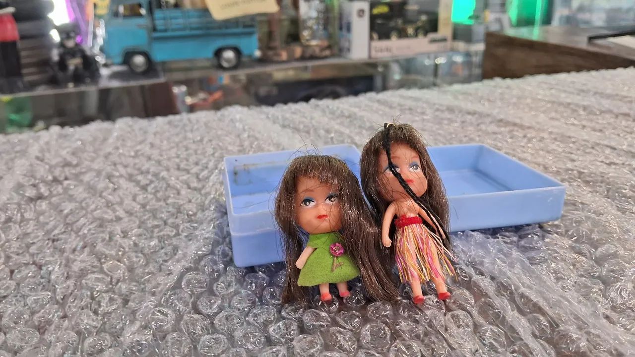 2 Raras Mini Bonecas Liddle Kiddle Vintage: 1960 - em perfeito estado de conservação - Foto 2