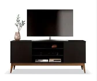 Rack para TV até 65" Pés Madeira Maciça DIVIDIMOS EM ATÉ 10X SEM JUROS - Foto 3