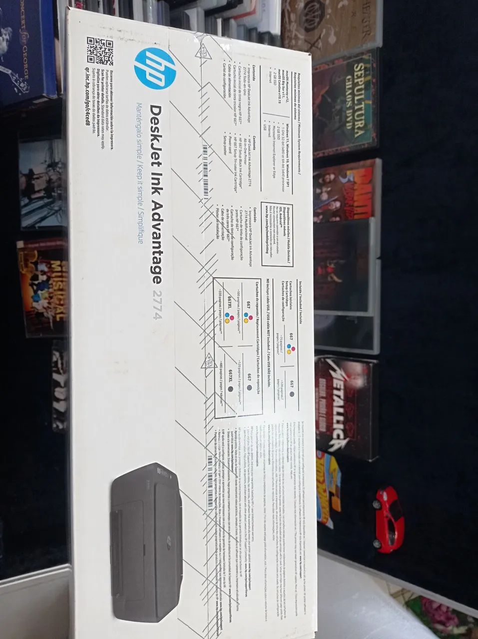 Impressora HP DeskJet Ink Advantage 2774 - Foto 5