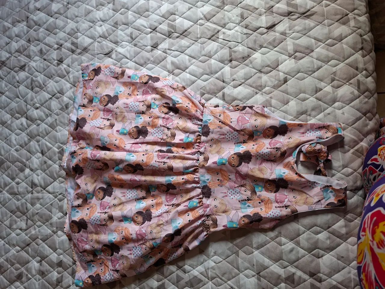 Vestido Infantil Menina - Estampa de Fadas