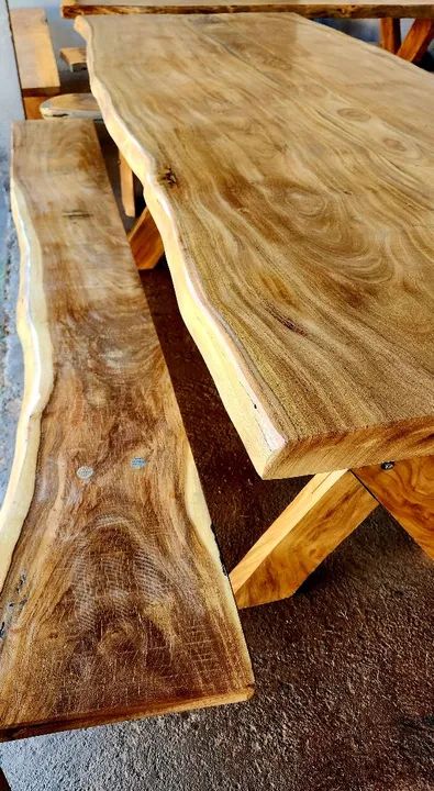 Mesa em madeira maciça de sucupira 2.5mts - Foto 3