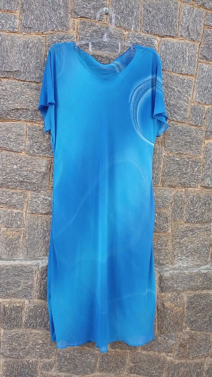 Vestido midi Oberon duplo tam 42 - Foto 3