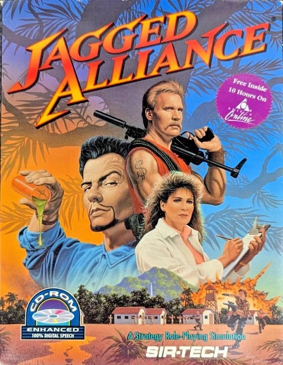 Jogo "Jagged Alliance" - Madlab Software - Sir-Tech - PC -  Importado - 1995.