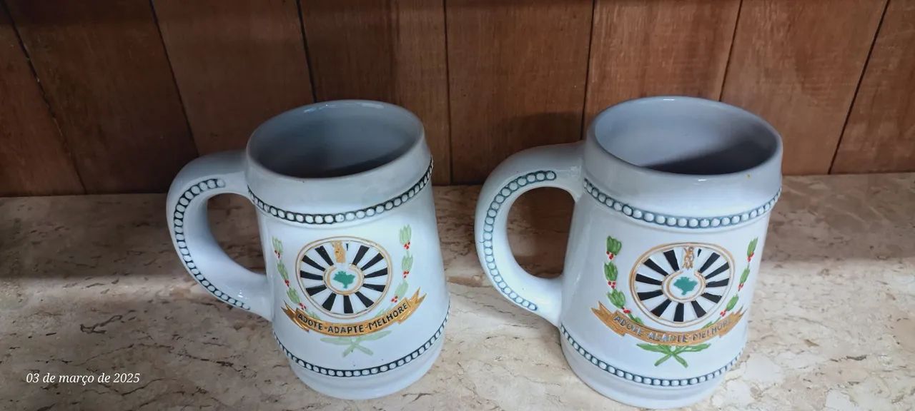 Par de canecas chopp Antarctica 1965 - Foto 2