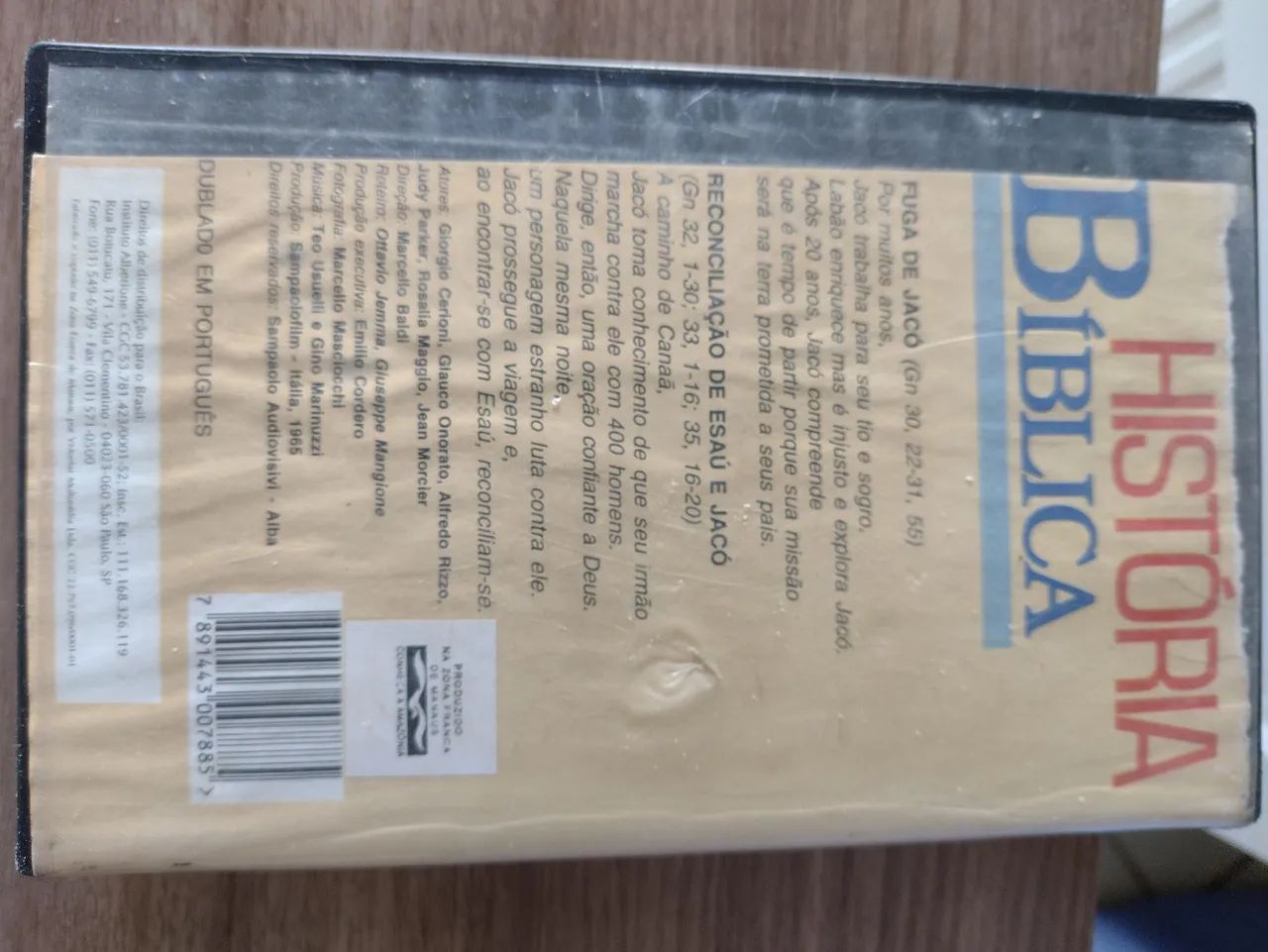 VHS História Bíblica - Vol. 464303159342466125