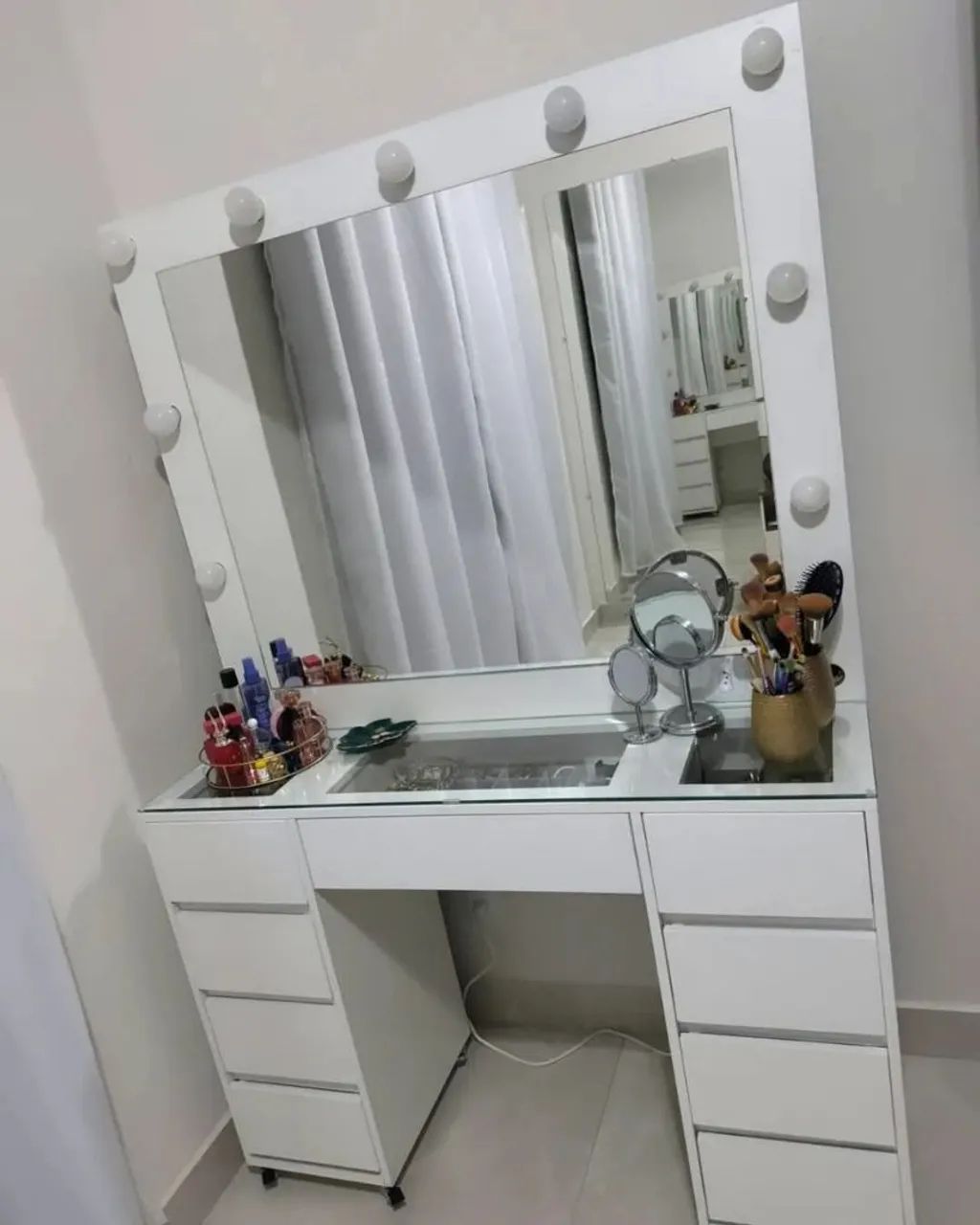 Penteados camarim MDF ( sob encomenda) - Foto 4