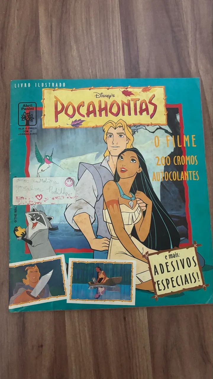 Album de figurinha panini pocahontas - Foto 3