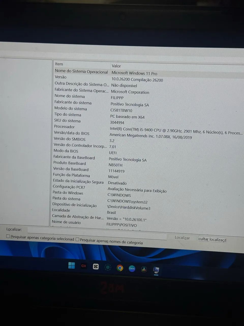 Notebook 2 AM, Positivo. - I5 9°, GTX 1050  - Foto 2