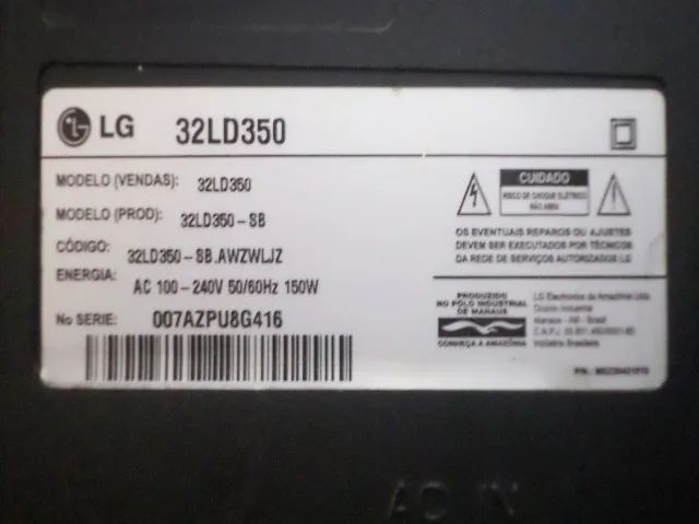 Tv Lg 32 Polegadas Modelo LD350-SB ( Não É Smart ) - Foto 4