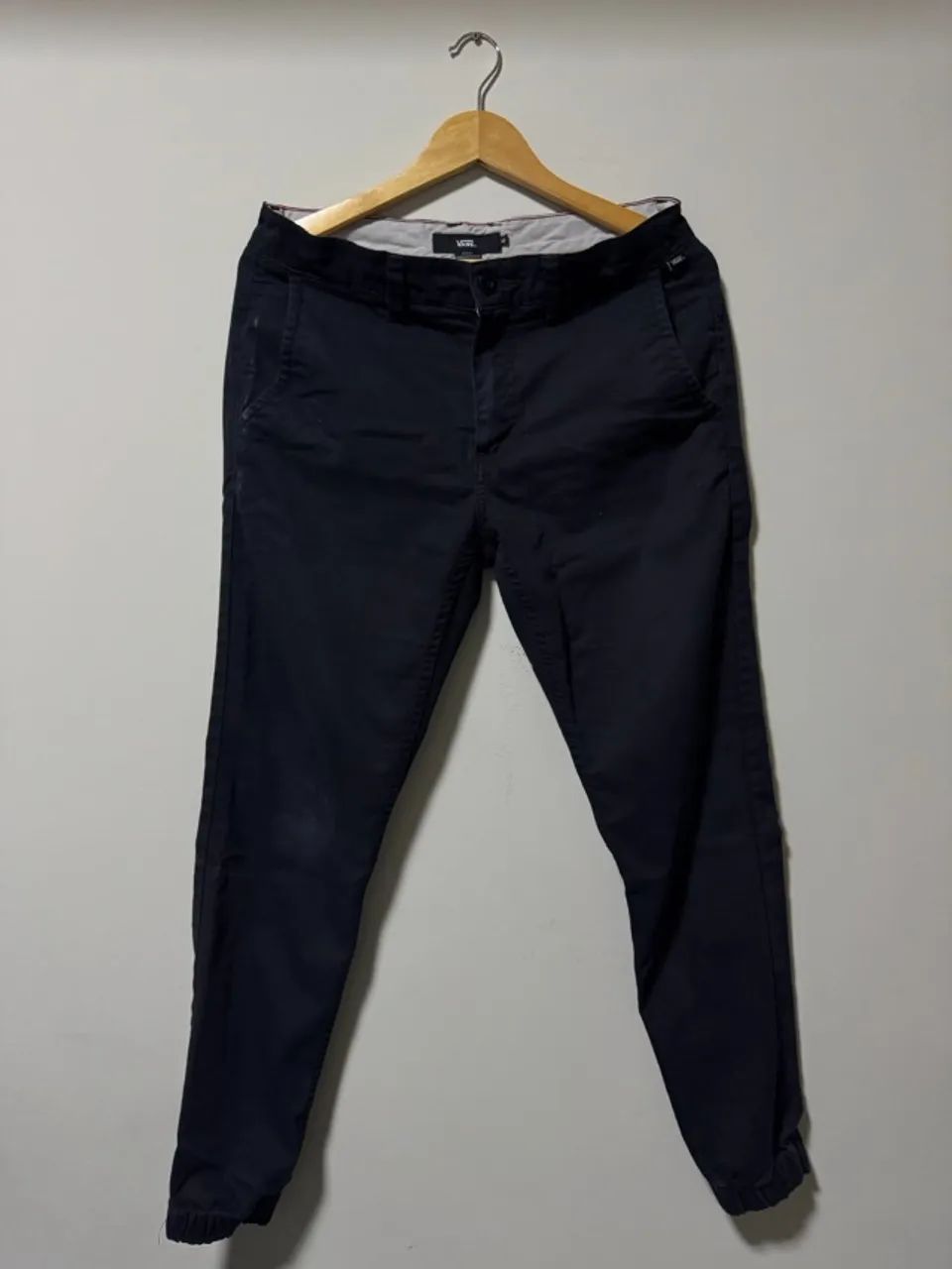 Calça Vans Authentic Chino Slim Jogger Black - Tamanho 38