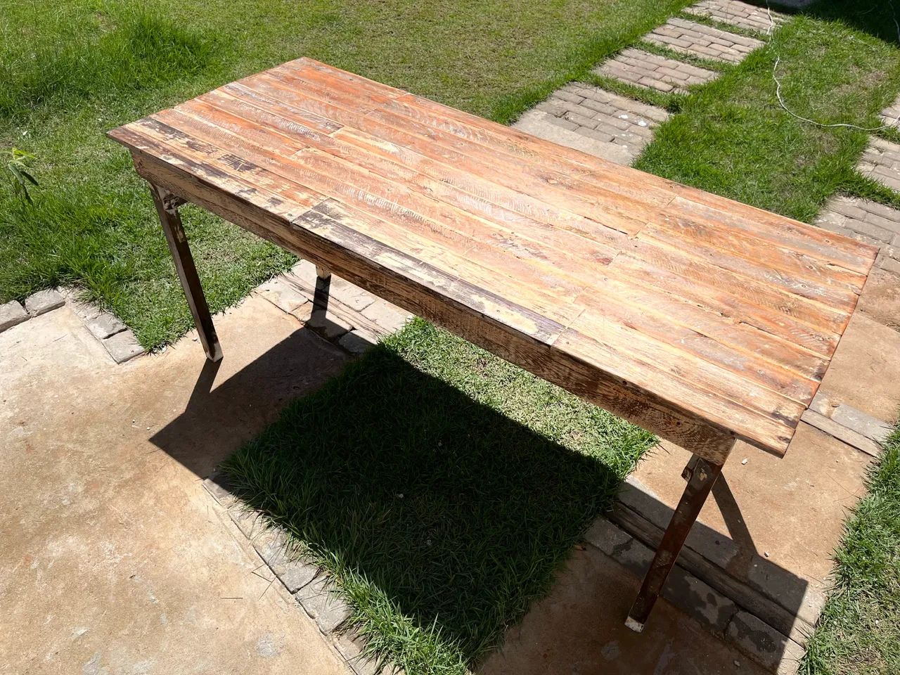 Mesa de Madeira de demolição