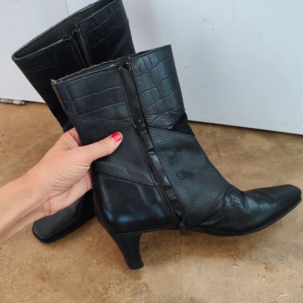 Bota de couro  - Foto 2