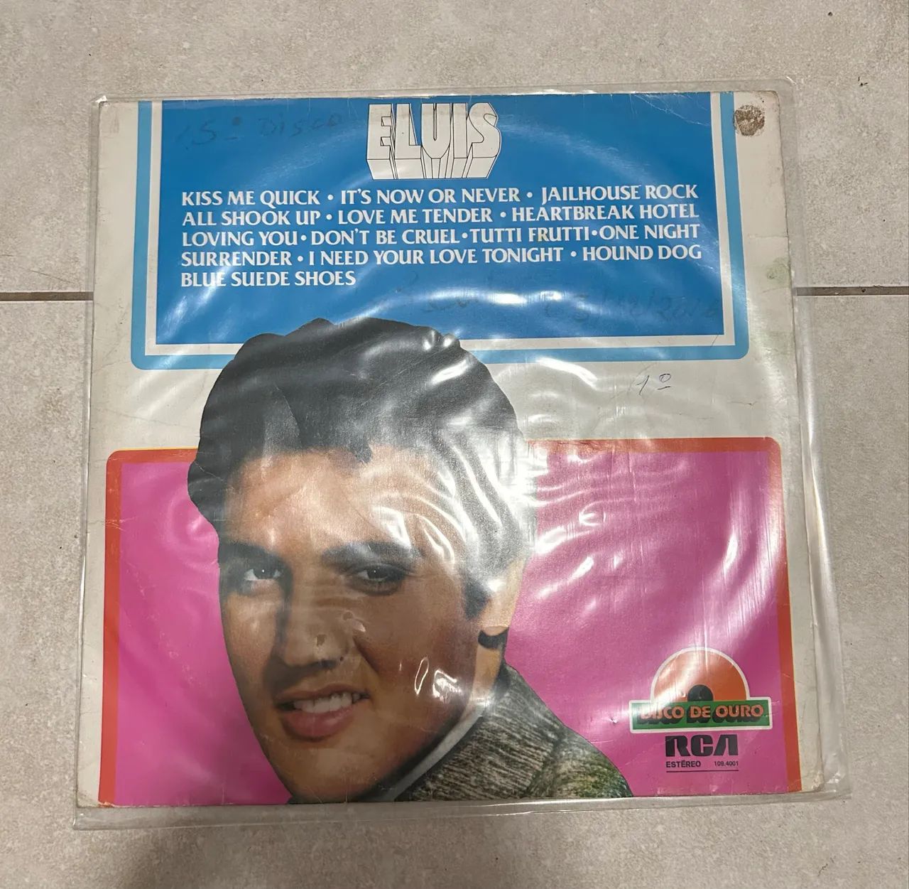 Disco de Vinil | Elvis Presley - Disco de Ouro