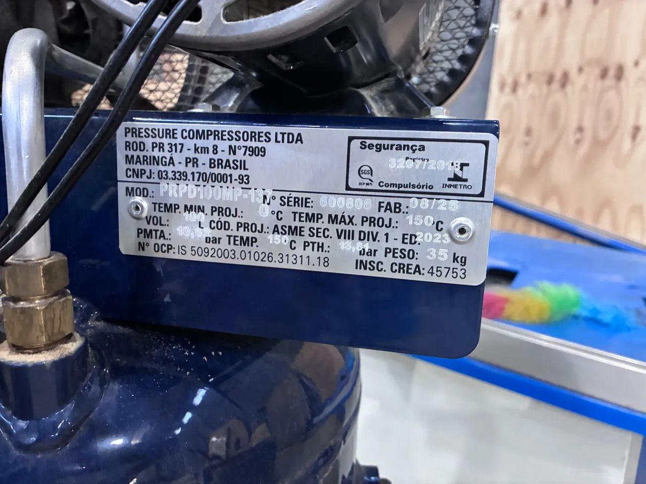 Compressor Pressure Vertical 220v - Foto 3