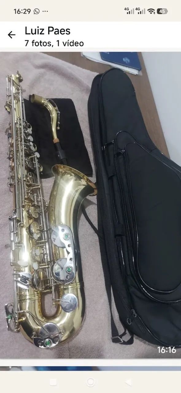 Sax tenor da veril Master 