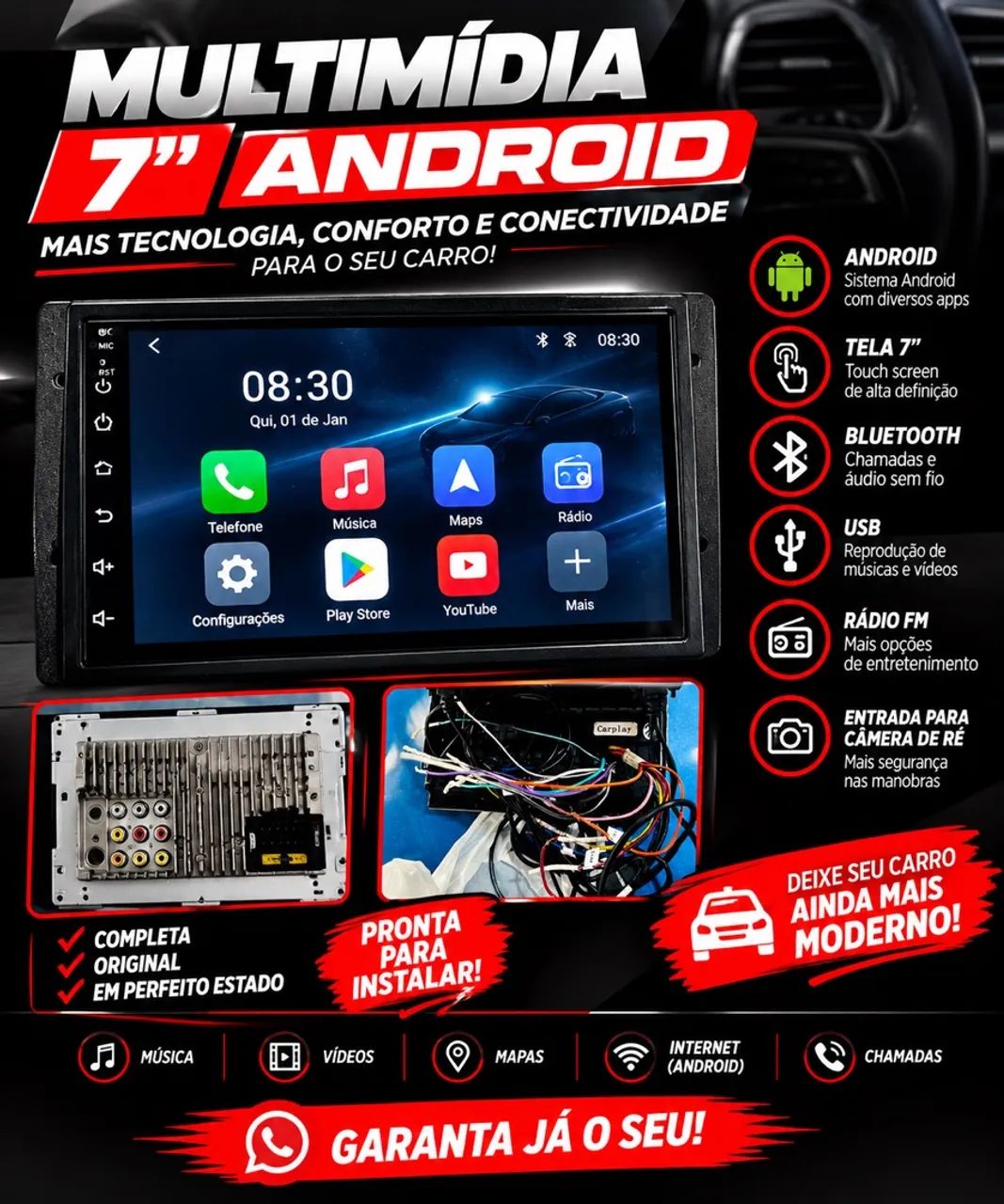 Vendo multimídia automotivo  - Foto 3