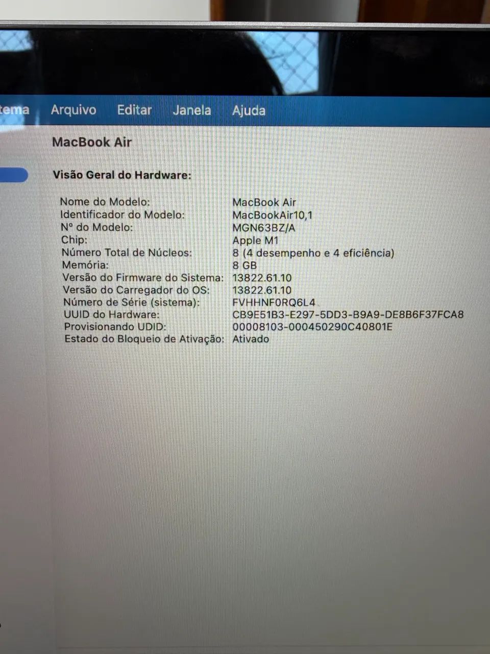 MacBook Air 13 polegadas - M1 - 8 GB - 256 GB - Foto 5