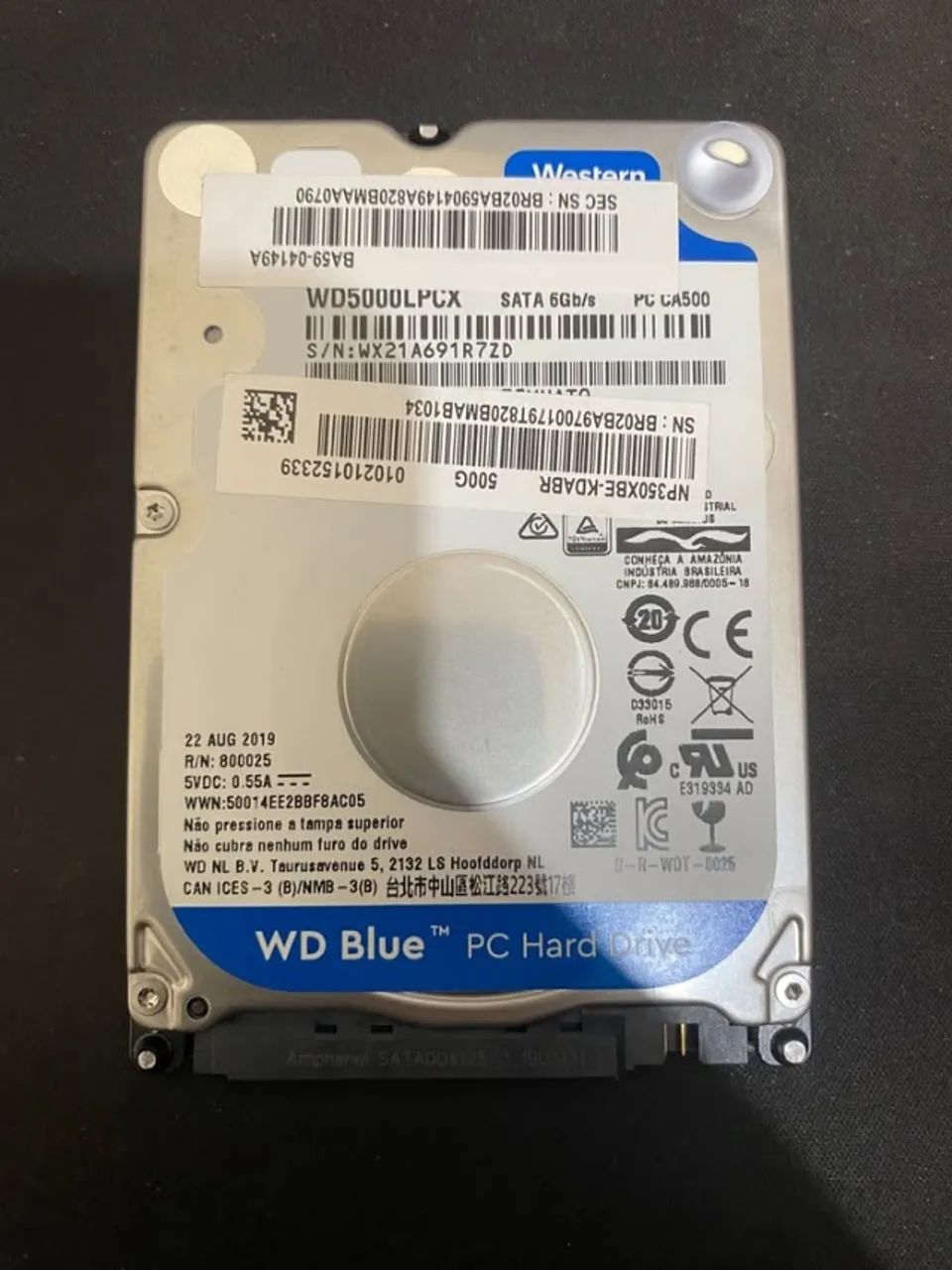 HD 500gb Western Digital Blue