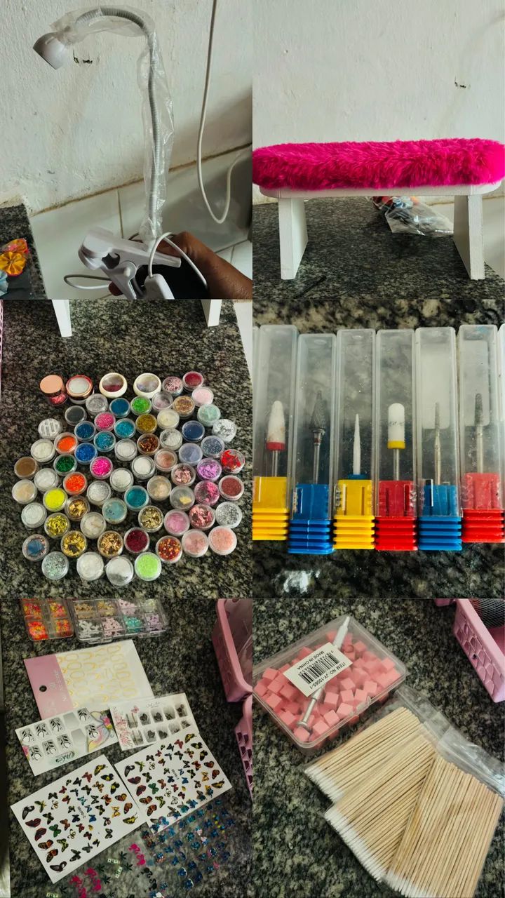 VENDO LOTE COMPLETO DE MATERIAL PARA UNHAS ? - Foto 3